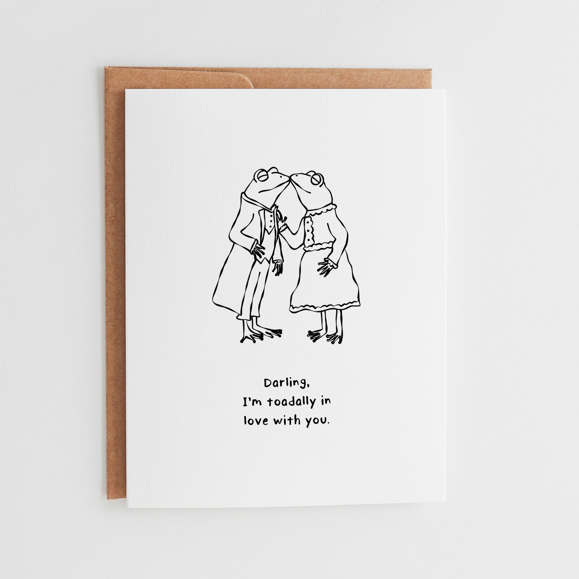 Toadally in Love: The Punny Frog Card That's Actually Really Romantic