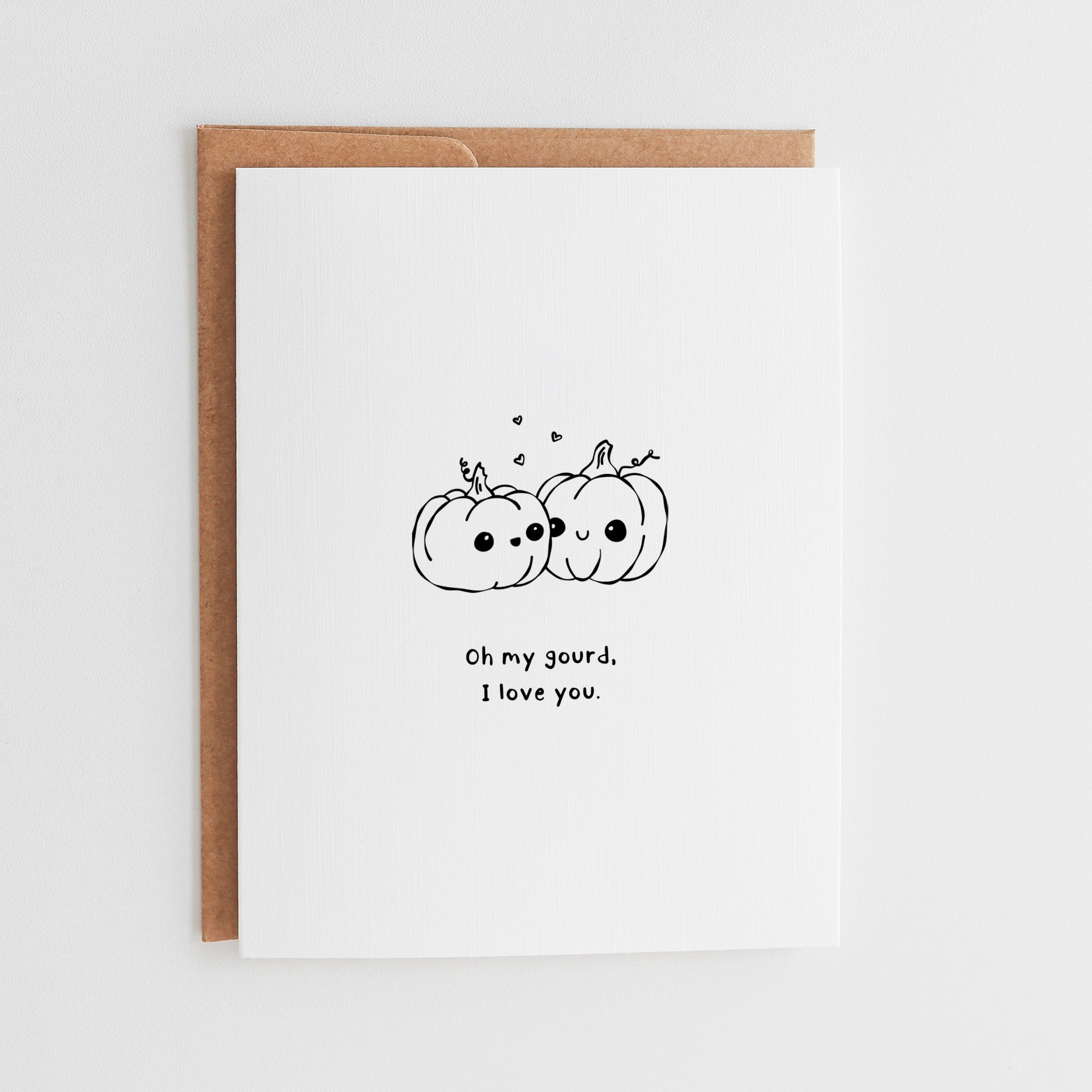 Oh My Gourd I Love You: The Fall Love Card That's Absolutely Gourd-geous