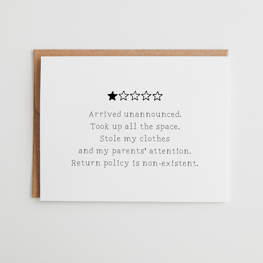 2nd Child Sibling Review Greeting Card #121