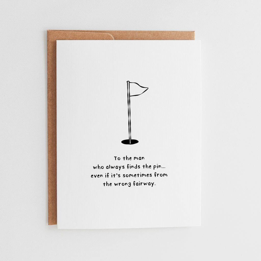 Wrong Golf Fairway | Funny Father's Day Card #126