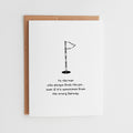 Wrong Golf Fairway | Funny Father's Day Card #126