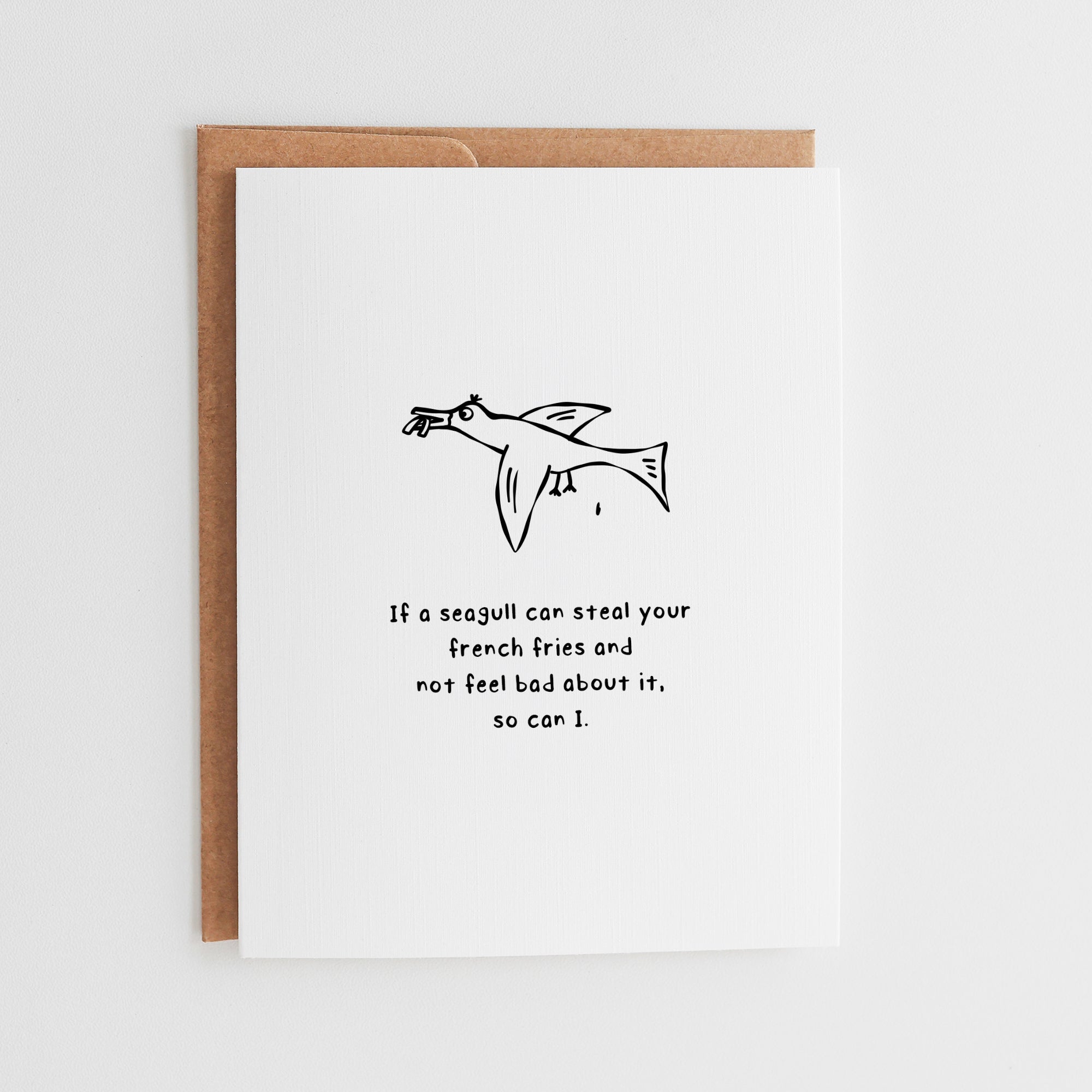 French Fry Thief | Funny Couple Card #135