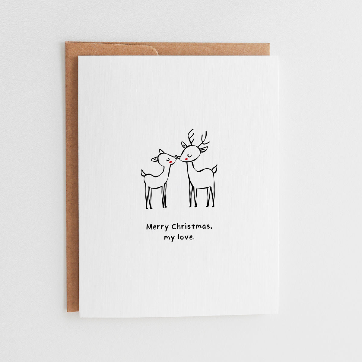 Christmas Anniversary Card, Sentimental Love Greeting