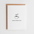 Thanks For Helping Me Grow Card, Cute Teacher Thank You Card #164