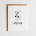 Funny Koala Birthday Card | Cute Introvert Birthday Card #044