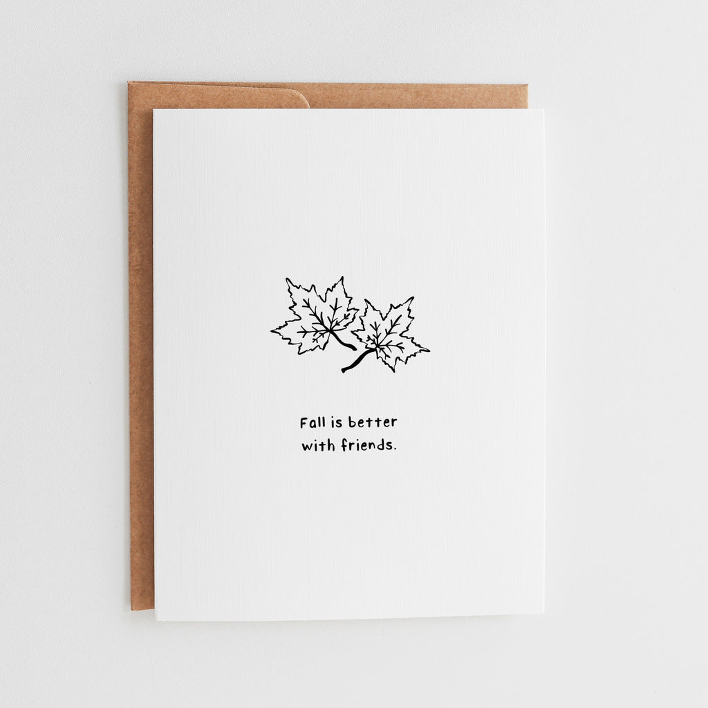 Fall Friendship Card, Just Because Support Card #079
