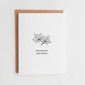 Fall Friendship Card, Just Because Support Card #079