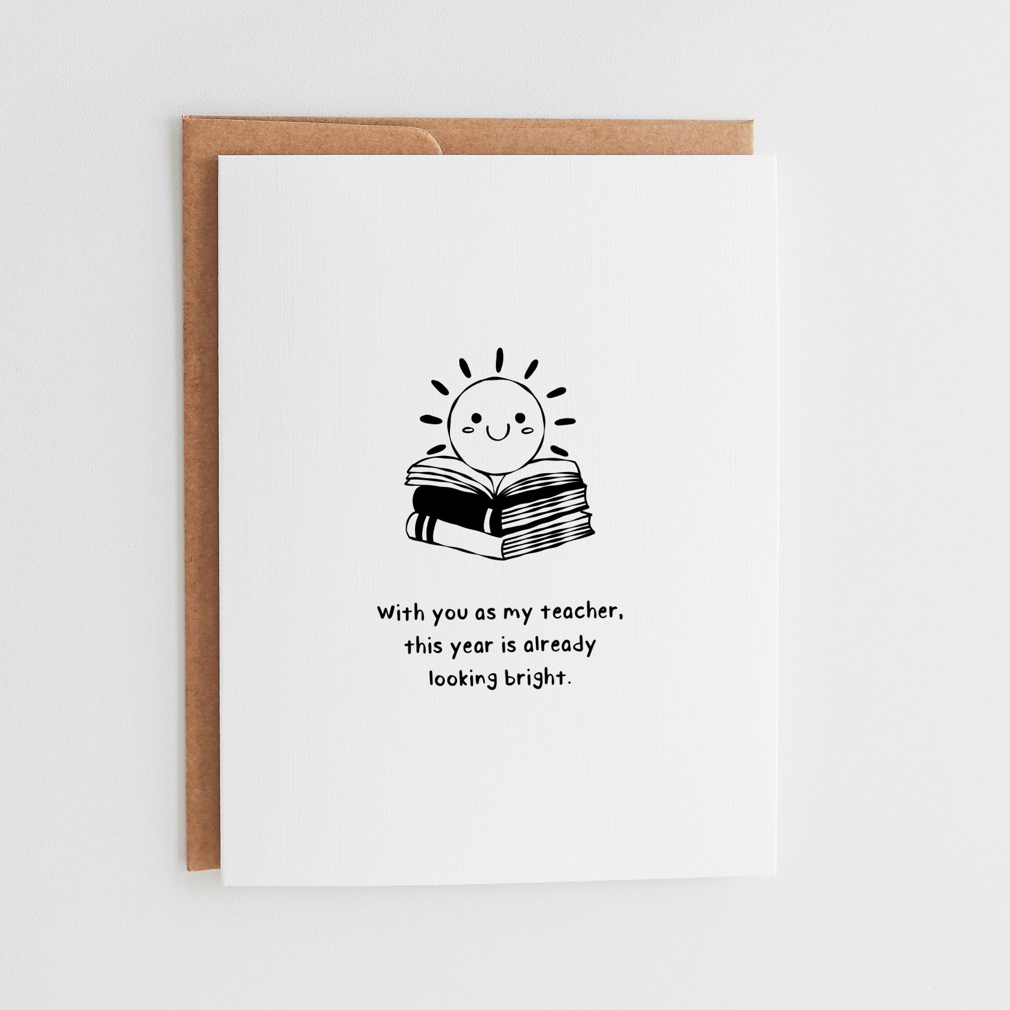 Teacher Appreciation Card, Back to School Greeting #159