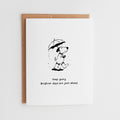 Thinking of You Card | Cute Dog Encouragement Card #033
