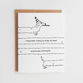 Your Age is a Stretch | Funny Wiener Dog Birthday Card #133