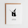 Witch Cat Anniversary Card, Under My Spell Greeting