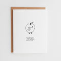 Teacher Work of Heart Card, Cute Apple Teacher Appreciation Card #154