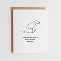 Funny Dog Birthday Card | Boot Scootin Good Time Greeting Card #147