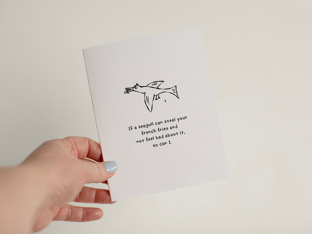 French Fry Thief | Funny Couple Card #135