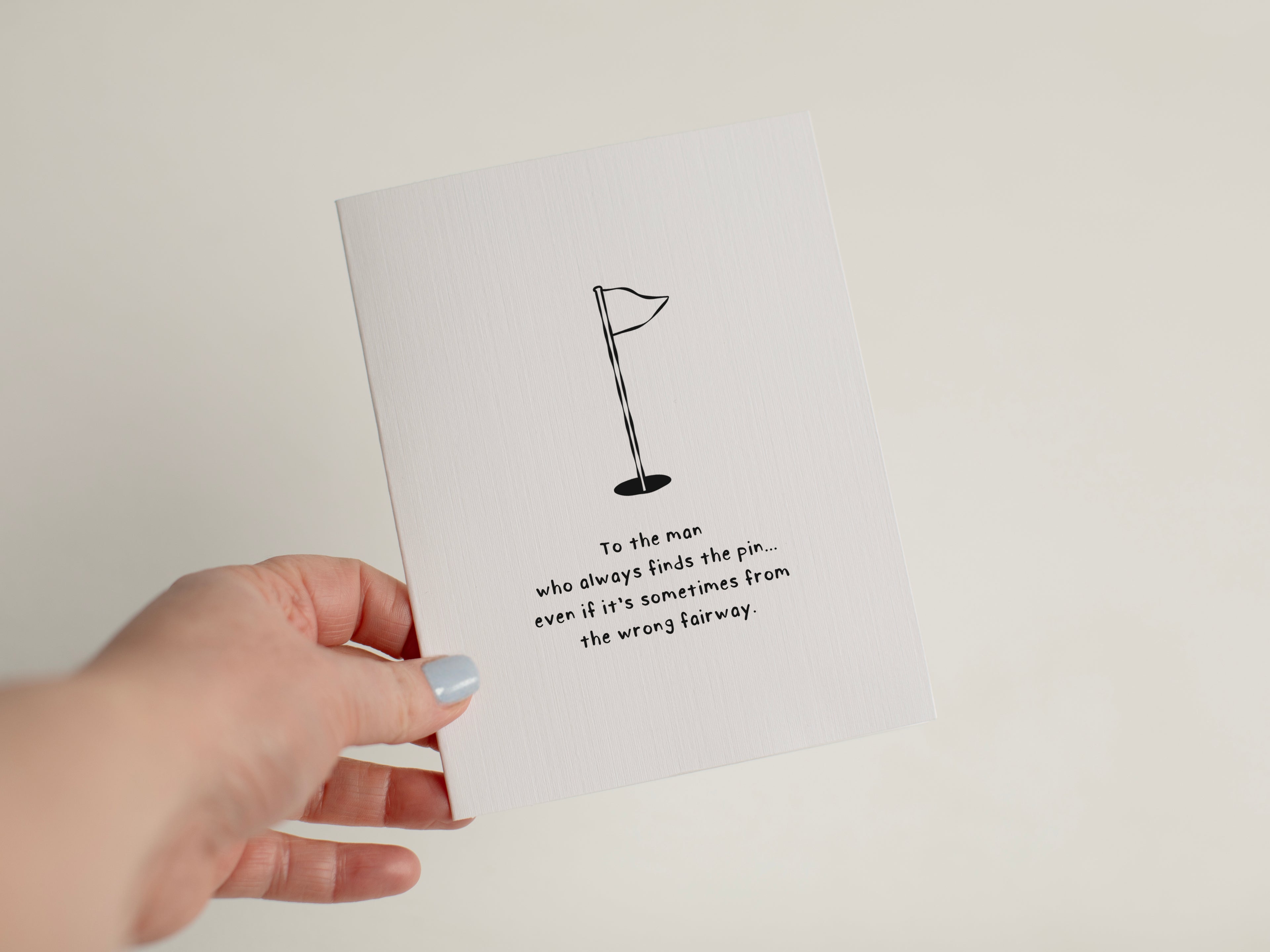 Wrong Golf Fairway | Funny Father's Day Card #126