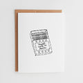 Match Made in Heaven Wedding Card, Cute Matchbook Anniversary Card, Engagement Greeting, Romantic Love Card for Couples, Matchbox Art #011