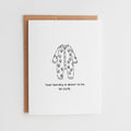 Cute Baby Shower Card, Your Laundry Is About to Be So Cute, New Baby Congratulations, Premium Linen Texture #003