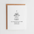 Funny Raccoon Love Card, Trashy and Stink Anniversary Card, Cute Trash Panda Birthday Card, Sarcastic Friend Gift, Weird Humorous Card #081