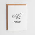 Funny Dog Love Card, You Make My Heart Have Zoomies, Cute Anniversary Card for Boyfriend, Dog Mom Valentine's Day Gift, Sassy Pet Card #090