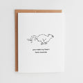 Funny Cat Love Card, You Make My Heart Have Zoomies, Cute Anniversary Card for Girlfriend, Cat Mom Valentine's Day Gift, Sassy Cat Card #091