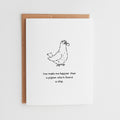 Funny Pigeon Love Card, You Make Me Happier Than a Pigeon With a Chip, Cute Anniversary Card for Boyfriend, Quirky Valentine's Day Card #078