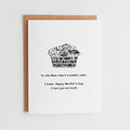 Funny Mother's Day Card, Basket Case Card for Mom, Hilarious Laundry Pun Card, Relatable Mom Card, Sarcastic Mother's Day Gift #080