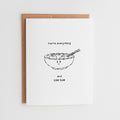 Funny Dim Sum Love Card, You're Everything and Dim Sum, Cute Food Pun Anniversary Card, Kawaii Dumpling Birthday Card for Friend #089