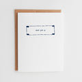 Encouragement Card, Don't Give Up Fortune Cookie Card, Simple Minimalist Support Card, Thinking of You Gift, Positive Affirmation Card #104