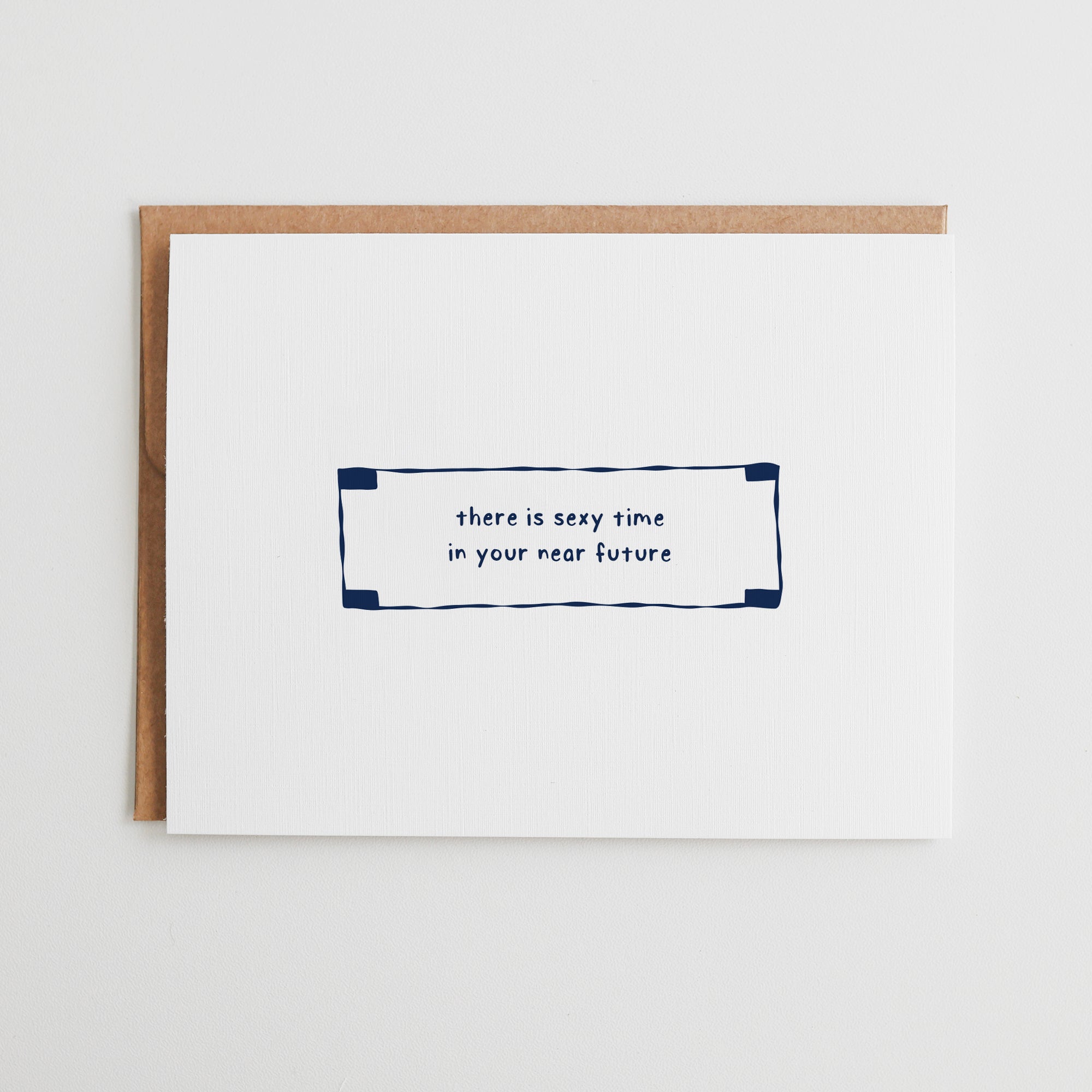 Sexy Time Anniversary Card, Funny Fortune Cookie Greeting Card for Spouse, Playful Gift Husband, Wife, Girlfriend, Boyfriend, Partner #102
