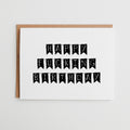 Funny Happy Fucking Birthday Card, Rude Bunting Birthday Card for Best Friend, Sarcastic Adult Birthday Gift, Edgy Birthday Card #105