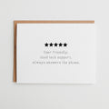 Funny Tech Support Parent Card, 5 Star Review Mothers Day Gift, Sarcastic Father’s Day Card, User Friendly Birthday Gift for Mom or Dad #117